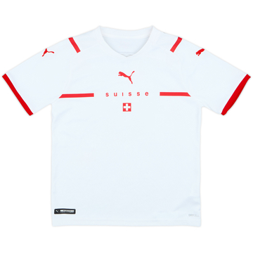 2021-22 Switzerland Away Shirt - 9/10 - (S.Boys)