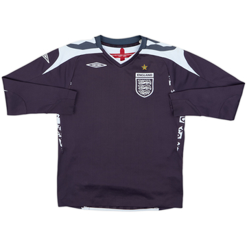 2007-09 England GK Shirt - 8/10 - (S.Boys)