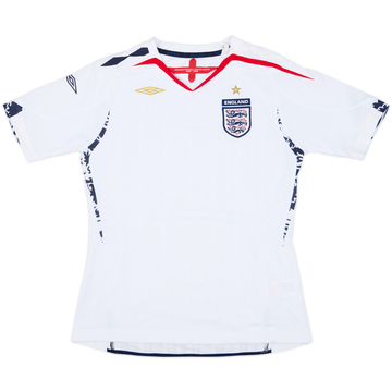 2007-09 England Home Shirt - 9/10 - (Women's M)