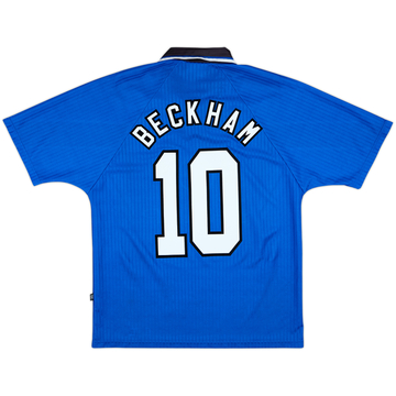 1996-98 Manchester United Third Shirt Beckham #10 - 8/10 - (M)