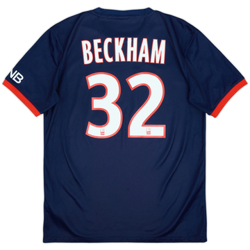 2013-14 Paris Saint-Germain Home Shirt Beckham #32 - 8/10 - (M)