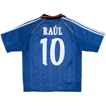 1999-00 Spain Away Shirt Raul #10 - 8/10 - (M)