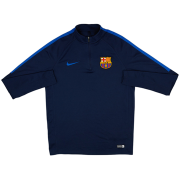 2016-17 Barcelona Nike 1/4 Zip Drill Top - 9/10 - (M)