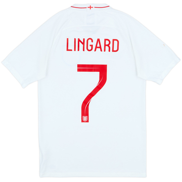 2018-19 England Home Shirt Lingard #7 - 9/10 - (S)