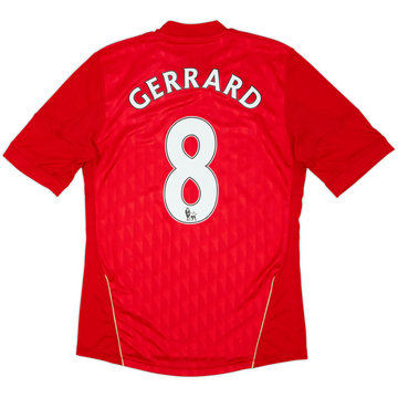 2010-12 Liverpool Home Shirt Gerrard #8 - 6/10 - (S)