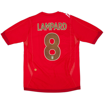 2006-08 England Away Shirt Lampard #8 - 6/10 - (M)