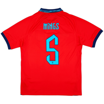 2022-23 England Away Shirt Mings #5 - 9/10 - (M)