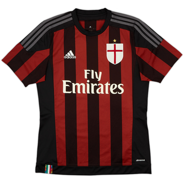 2015-16 AC Milan Home Shirt - 5/10 - (M)