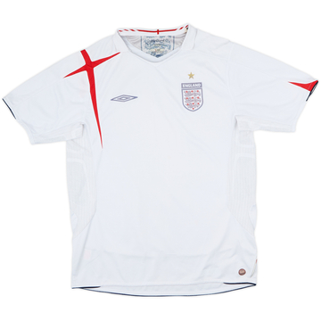 2005-07 England Home Shirt - 3/10 - (L)