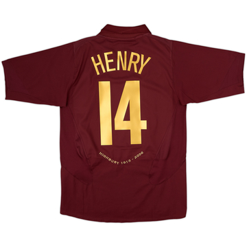 2005-06 Arsenal Home Shirt Henry #14 - 8/10 - (M)