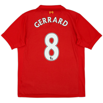 2012-13 Liverpool Home Shirt Gerrard #8 - 6/10 - (M)