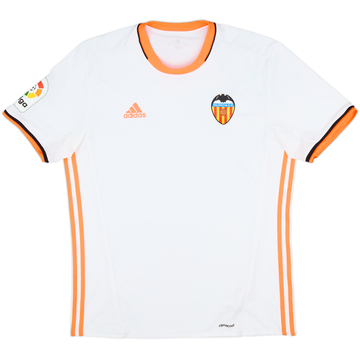 2016-17 Valencia Home Shirt - 9/10 - (L)
