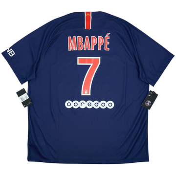2018-19 Paris Saint-Germain Home Shirt Mbappe #7 (XXL)