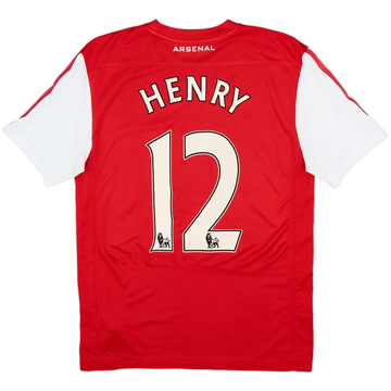 2011-12 Arsenal Home Shirt Henry #12 - 6/10 - (M)