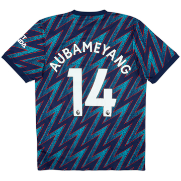 2021-22 Arsenal Third Shirt Aubameyang #14 - 9/10 - (M)