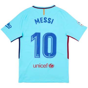2017-18 Barcelona Away Shirt Messi #10 - 9/10 - (S)