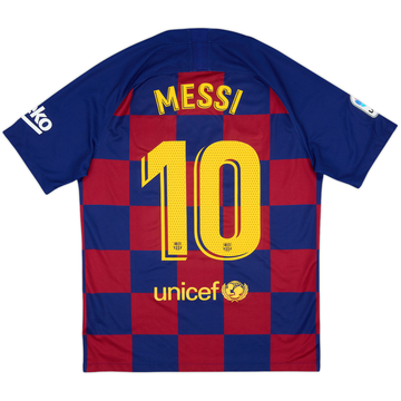 2019-20 Barcelona Home Shirt Messi #10 - 8/10 - (M)