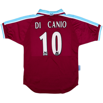 1999-01 West Ham Home Shirt Di Canio #10 - 8/10 - (S)