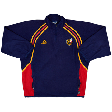 2000-02 Spain adidas 1/4 Zip Fleece Top - 8/10 - (XL)