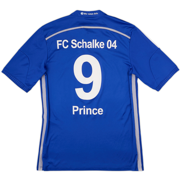 2014-16 Schalke Home Shirt Prince #9 - 9/10 - (M)