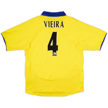 2003-05 Arsenal Away Shirt Vieira #4 - 8/10 - (M)