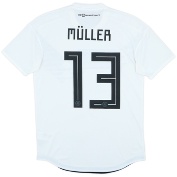 2018-19 Germany Authentic Home Shirt Muller #13 - 8/10 - (M)