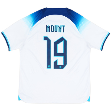 2022-23 England Home Shirt Mount #19 - 8/10 - (L)