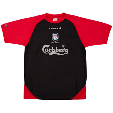 2002-03 Liverpool Reebok Training Shirt - 10/10 - (XS)