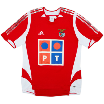 2005-06 Benfica Camiseta Local - 4/10 - (S)