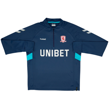 2018-19 Middlesbrough Hummel 1/4 Zip Drill Top - 8/10 - (XL)