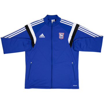 2014-15 Ipswich Town adidas Track Jacket - 9/10 - (M)