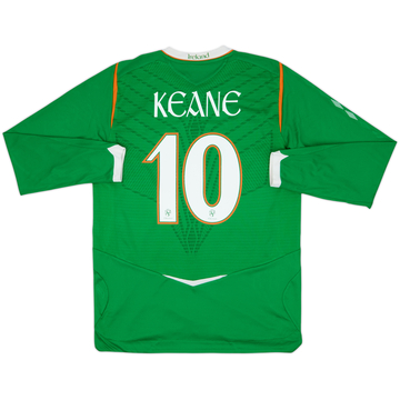 2008-10 Ireland Home L/S Shirt Keane #10 - 6/10 - (M)