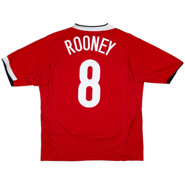 2004-06 Manchester United Home Shirt Rooney #8 - 6/10 - (L)