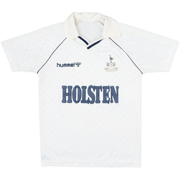 1987-89 Tottenham Home Shirt - 6/10 - (XL.Boys)