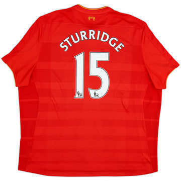 2016-17 Liverpool Home Shirt Sturridge #15 - 7/10 - (3XL)
