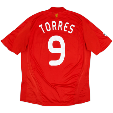 2008-10 Liverpool Home Shirt Torres #9 - 7/10 - (XL)