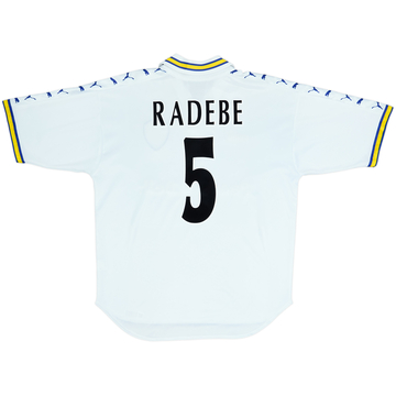 1998-00 Leeds United Home Shirt Radebe #5 - 5/10 - (L)