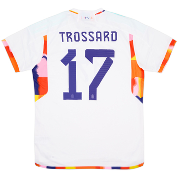 2022-23 Belgium Away Shirt Trossard #17 (L)