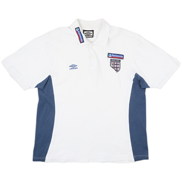 2000-02 England Umbro Polo Shirt - 7/10 - (M)