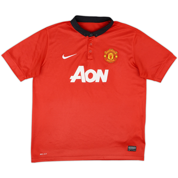 2013-14 Manchester United Home Shirt - 7/10 - (XL.Boys)