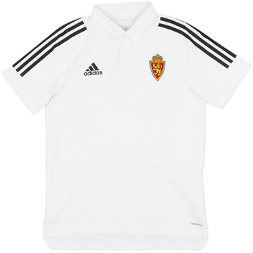 2019-20 Real Zaragoza adidas Polo Shirt - 9/10 - (S)