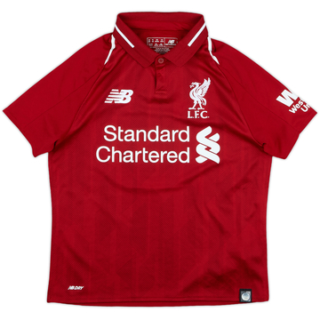 2018-19 Liverpool Home Shirt - 7/10 - (S.Boys)