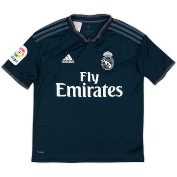 2018-19 Real Madrid Away Shirt - 6/10 - (L.Boys)