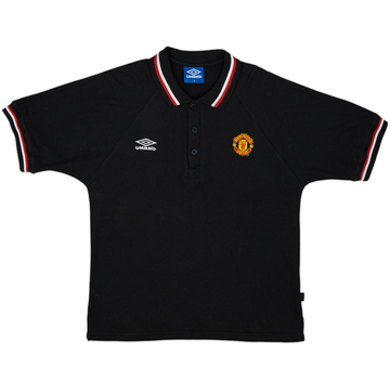 1998-99 Manchester United Umbro Polo Shirt - 9/10 - (M)