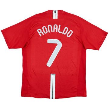 2007-09 Manchester United Home Shirt Ronaldo #7 - 6/10 - (L)