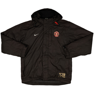2007-08 Manchester United Nike Bench Coat J.S.Park #13 - 5/10 - (L)