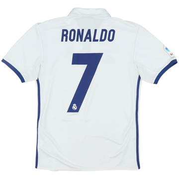2016-17 Real Madrid Home Shirt Ronaldo #7 - 6/10 - (S)