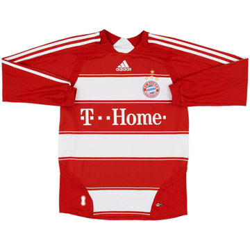 2008-09 Bayern Munich Home L/S Shirt - 7/10 - (XL.Boys)
