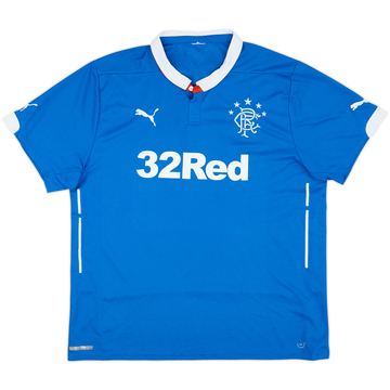2014-15 Rangers Home Shirt - 8/10 - (XL)