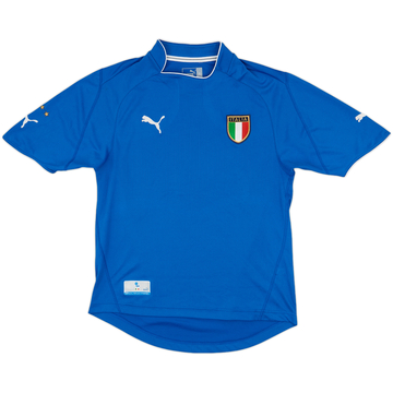 2003-04 Italy Home Shirt - 9/10 - (XL)